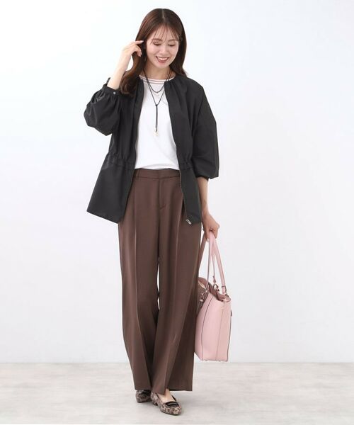 Reflect / リフレクト レザーブルゾン・ジャケット | 【パンツにもスカートにも合わせやすい◎】ライティブルゾン | 詳細8