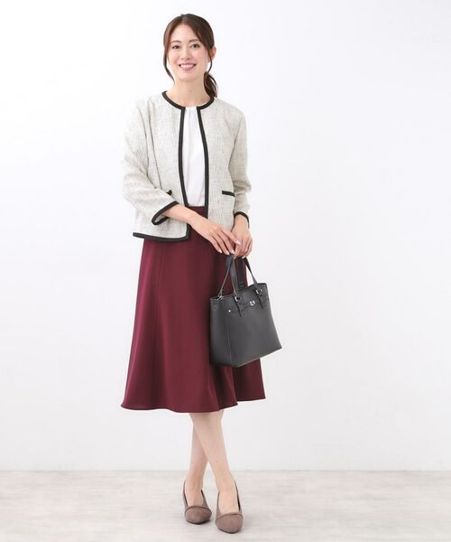 Reflect / リフレクト ノーカラージャケット | 【軽い着心地】メッシュツイードジャケット | 詳細11