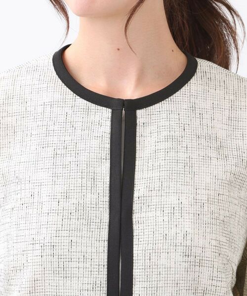 Reflect / リフレクト ノーカラージャケット | 【軽い着心地】メッシュツイードジャケット | 詳細17