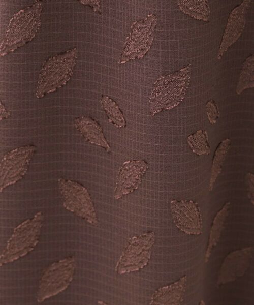 Reflect / リフレクト ロング・マキシ丈ワンピース | 【撥水/二の腕カバー/付属リボン付き】ケープデザインノースリーブワンピース | 詳細12