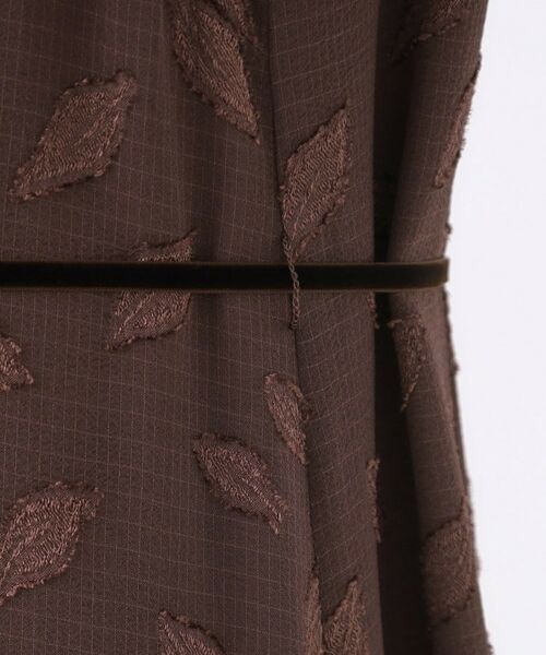 Reflect / リフレクト ロング・マキシ丈ワンピース | 【撥水/二の腕カバー/付属リボン付き】ケープデザインノースリーブワンピース | 詳細22