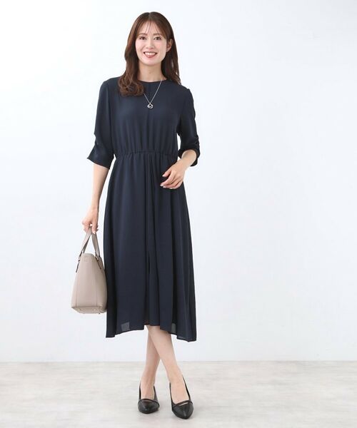 Reflect / リフレクト ロング・マキシ丈ワンピース | 【吸水速乾/防しわ】シルキープリーツワンピース | 詳細11