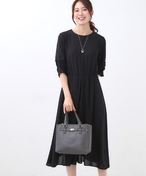 Reflect / リフレクト ロング・マキシ丈ワンピース | 【吸水速乾/防しわ】シルキープリーツワンピース | 詳細13