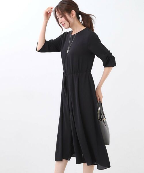 Reflect / リフレクト ロング・マキシ丈ワンピース | 【吸水速乾/防しわ】シルキープリーツワンピース | 詳細14