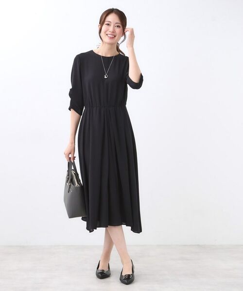 Reflect / リフレクト ロング・マキシ丈ワンピース | 【吸水速乾/防しわ】シルキープリーツワンピース | 詳細15