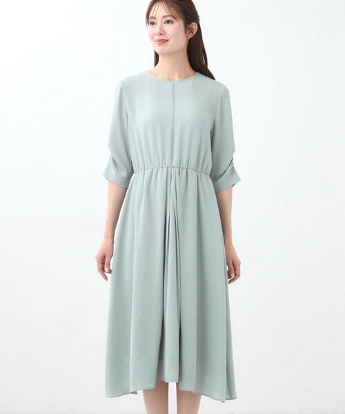 Reflect / リフレクト ロング・マキシ丈ワンピース | 【吸水速乾/防しわ】シルキープリーツワンピース | 詳細19