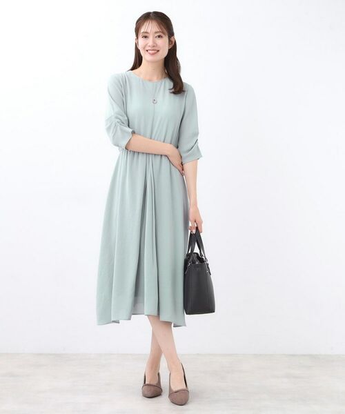 Reflect / リフレクト ロング・マキシ丈ワンピース | 【吸水速乾/防しわ】シルキープリーツワンピース | 詳細6