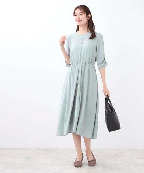 Reflect / リフレクト ロング・マキシ丈ワンピース | 【吸水速乾/防しわ】シルキープリーツワンピース | 詳細7