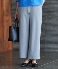 Reflect / リフレクト パンツ | 【撥水加工で裾が汚れにくい◎／ウエスト総ゴム】ワイドストレートパンツ