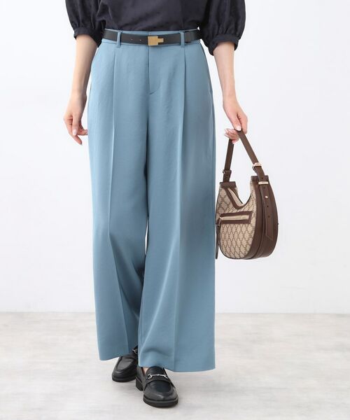 Reflect / リフレクト パンツ | 【透けない】フルレングスワイドストレートパンツ | 詳細11