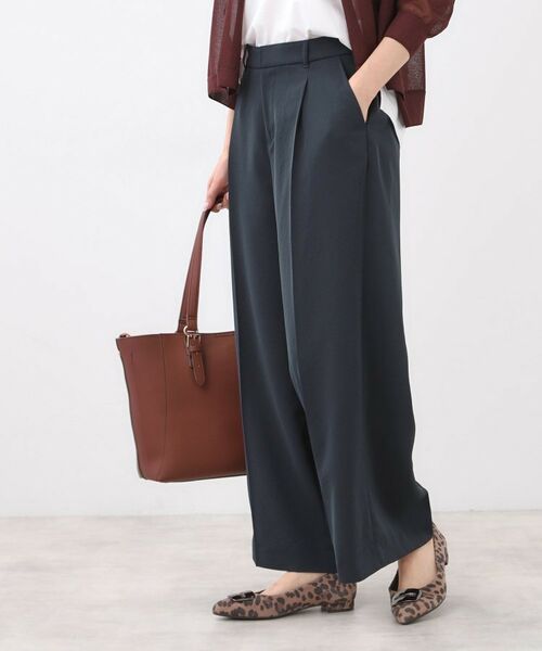 Reflect / リフレクト パンツ | 【透けない】フルレングスワイドストレートパンツ | 詳細17