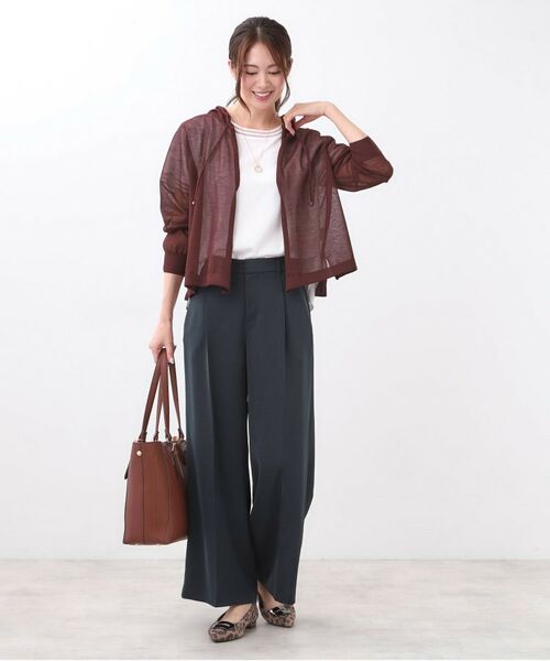 Reflect / リフレクト パンツ | 【透けない】フルレングスワイドストレートパンツ | 詳細19