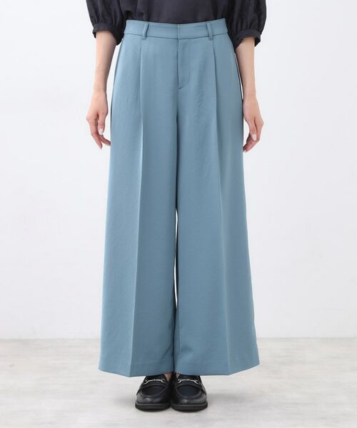 Reflect / リフレクト パンツ | 【透けない】フルレングスワイドストレートパンツ | 詳細22