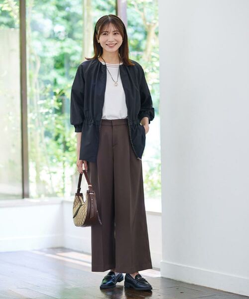 Reflect / リフレクト パンツ | 【透けない】フルレングスワイドストレートパンツ | 詳細5