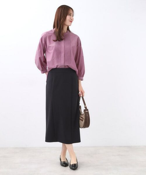 Reflect / リフレクト スカート | 【すっきり見え/ウエスト総ゴム】ジャージナロースカート | 詳細13