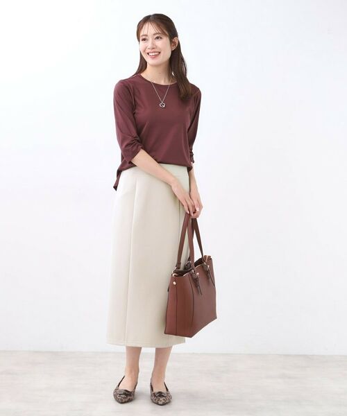 Reflect / リフレクト スカート | 【すっきり見え/ウエスト総ゴム】ジャージナロースカート | 詳細8