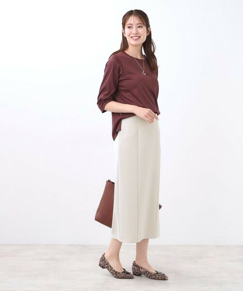 Reflect / リフレクト スカート | 【すっきり見え/ウエスト総ゴム】ジャージナロースカート | 詳細9