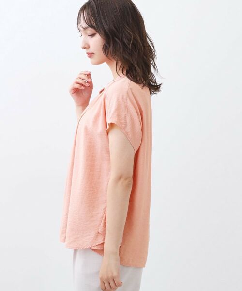 Reflect / リフレクト シャツ・ブラウス | 【二の腕さりげなくカバー】バンドカラーブラウス | 詳細15