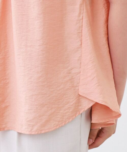 Reflect / リフレクト シャツ・ブラウス | 【二の腕さりげなくカバー】バンドカラーブラウス | 詳細19