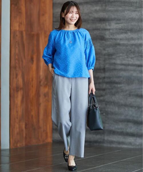 Reflect / リフレクト シャツ・ブラウス | 【一枚で着映える◎】レオパード風ジャカードブラウス | 詳細10