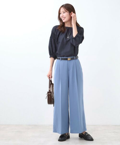 Reflect / リフレクト シャツ・ブラウス | 【一枚で着映える◎】レオパード風ジャカードブラウス | 詳細13