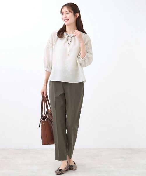 Reflect / リフレクト シャツ・ブラウス | 【一枚で着映える◎】レオパード風ジャカードブラウス | 詳細16