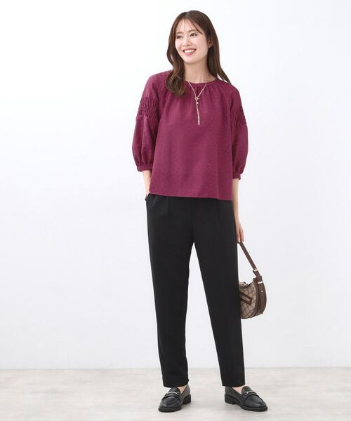 Reflect / リフレクト シャツ・ブラウス | 【一枚で着映える◎】レオパード風ジャカードブラウス | 詳細21