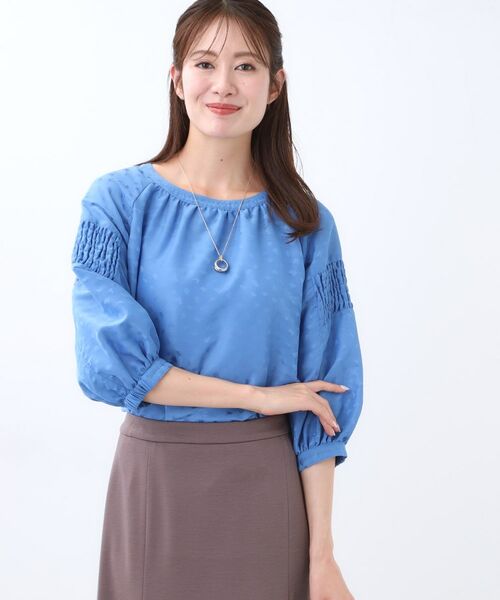 Reflect / リフレクト シャツ・ブラウス | 【一枚で着映える◎】レオパード風ジャカードブラウス | 詳細23