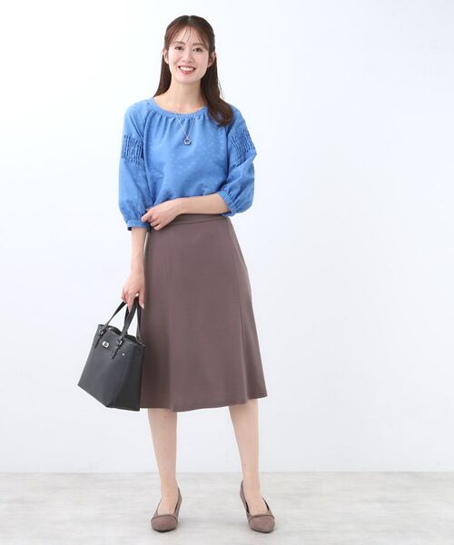 Reflect / リフレクト シャツ・ブラウス | 【一枚で着映える◎】レオパード風ジャカードブラウス | 詳細24