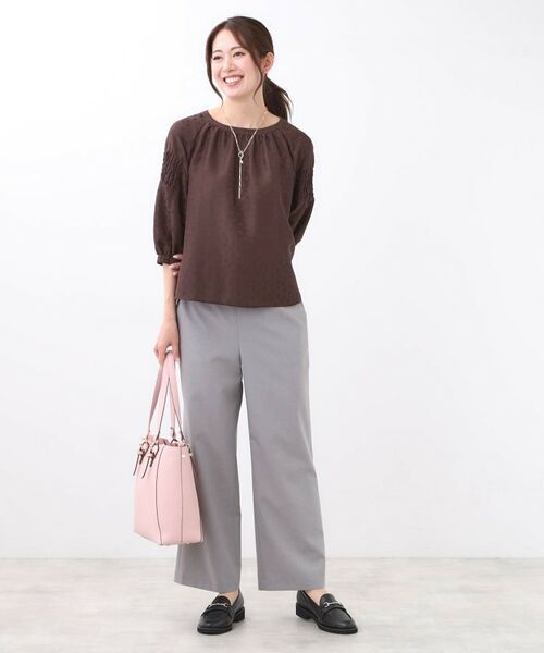 Reflect / リフレクト シャツ・ブラウス | 【一枚で着映える◎】レオパード風ジャカードブラウス | 詳細28