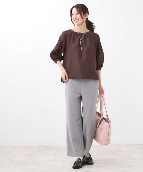 Reflect / リフレクト シャツ・ブラウス | 【一枚で着映える◎】レオパード風ジャカードブラウス | 詳細29