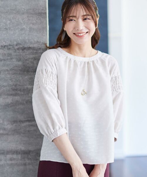 Reflect / リフレクト シャツ・ブラウス | 【一枚で着映える◎】レオパード風ジャカードブラウス | 詳細3