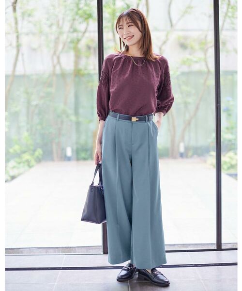 Reflect / リフレクト シャツ・ブラウス | 【一枚で着映える◎】レオパード風ジャカードブラウス | 詳細6