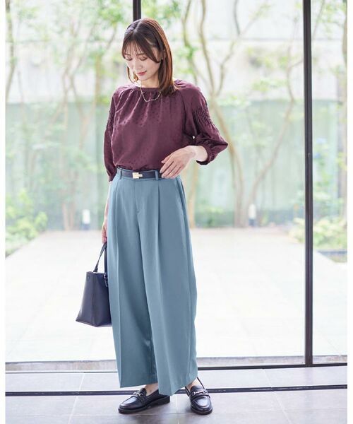 Reflect / リフレクト シャツ・ブラウス | 【一枚で着映える◎】レオパード風ジャカードブラウス | 詳細7