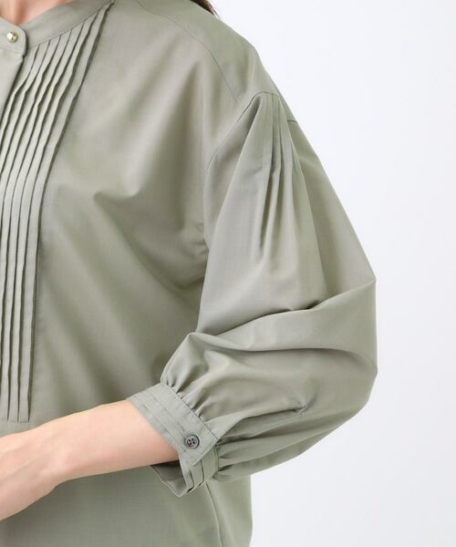 Reflect / リフレクト シャツ・ブラウス | 【程よいゆとり感/体型カバー】ピンタックデザインシャンブレーブラウス | 詳細26