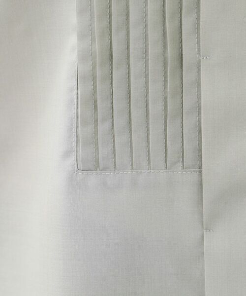 Reflect / リフレクト シャツ・ブラウス | 【程よいゆとり感/体型カバー】ピンタックデザインシャンブレーブラウス | 詳細8