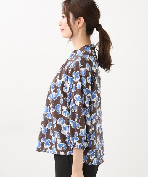 Reflect / リフレクト シャツ・ブラウス | 【ジャケットのインナーにおすすめ◎】花柄タックデザインブブラウス | 詳細22