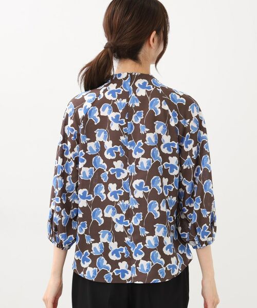 Reflect / リフレクト シャツ・ブラウス | 【ジャケットのインナーにおすすめ◎】花柄タックデザインブブラウス | 詳細23