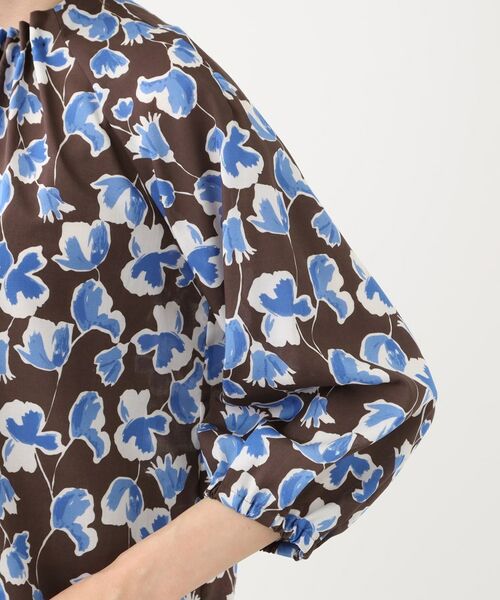 Reflect / リフレクト シャツ・ブラウス | 【ジャケットのインナーにおすすめ◎】花柄タックデザインブブラウス | 詳細26