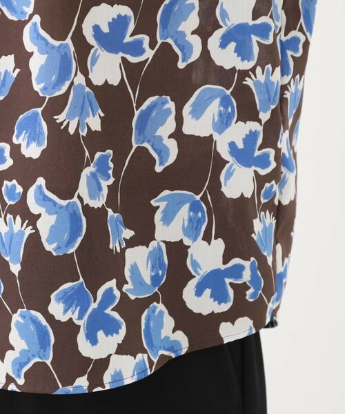 Reflect / リフレクト シャツ・ブラウス | 【ジャケットのインナーにおすすめ◎】花柄タックデザインブブラウス | 詳細27