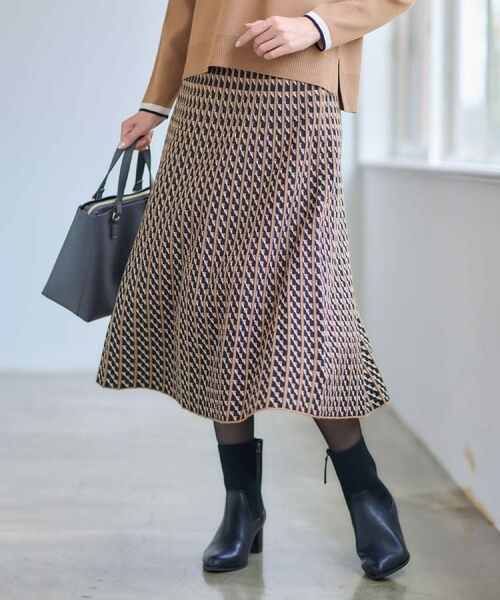 Reflect / リフレクト ブーツ（ショート丈） | 【足元すっきり見え／ファスナー開き】リブ編みニットブーツ | 詳細2