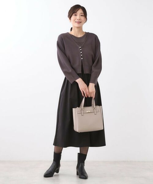 Reflect / リフレクト ブーツ（ショート丈） | 【足元すっきり見え／ファスナー開き】リブ編みニットブーツ | 詳細3