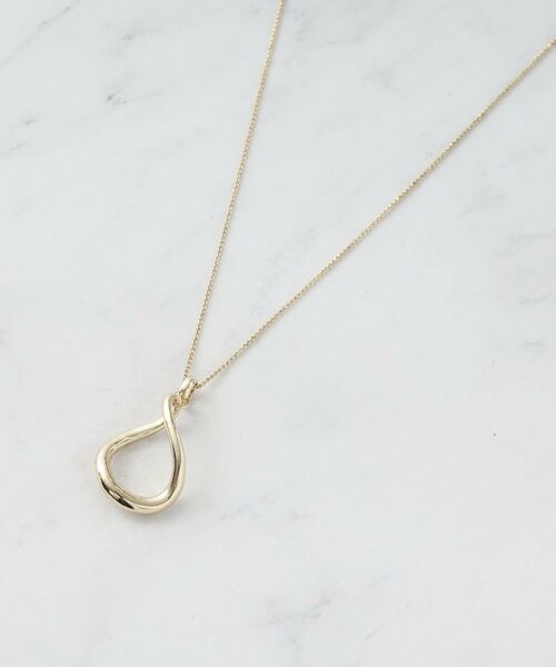 Reflect / リフレクト ネックレス・ペンダント・チョーカー | 【どんなスタイルにも合わせやすい◎】ねじりデザインメタルネックレス | 詳細3