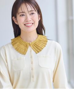 Reflect / リフレクト アクセサリー | 【コーディネートのポイントに◎／同素材スカートあり】レース付け衿