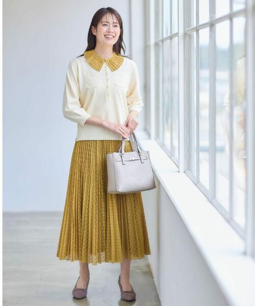 Reflect / リフレクト アクセサリー | 【コーディネートのポイントに◎／同素材スカートあり】レース付け衿 | 詳細9