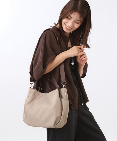 Reflect / リフレクト ショルダーバッグ | 【しっかり収納／小旅行に◎／インナーバッグ入り／ショルダー付き】3WAYデザインバッグ | 詳細4