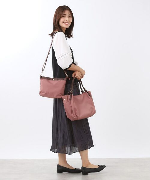 Reflect / リフレクト ショルダーバッグ | 【しっかり収納／小旅行に◎／インナーバッグ入り／ショルダー付き】3WAYデザインバッグ | 詳細9