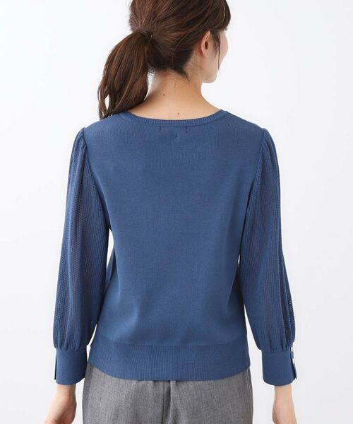 Reflect / リフレクト ニット・セーター | 【秋映え◎】Vネック×メッシュスリーブニット | 詳細21