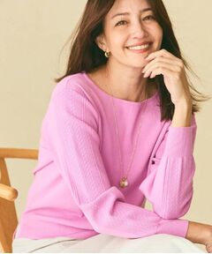 Reflect / リフレクト ニット・セーター | 【選べる6色／長く着られる◎】ボートネックニット