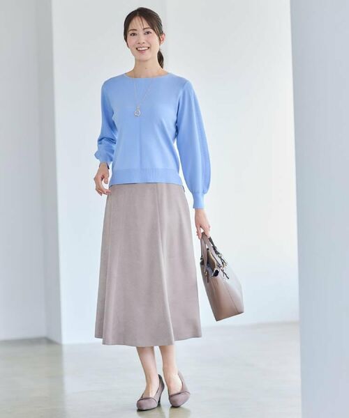 Reflect / リフレクト ニット・セーター | 【選べる6色／長く着られる◎】ボートネックニット | 詳細10